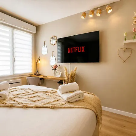 Appartement Calme Avec Parking Privé Gratuit Centre